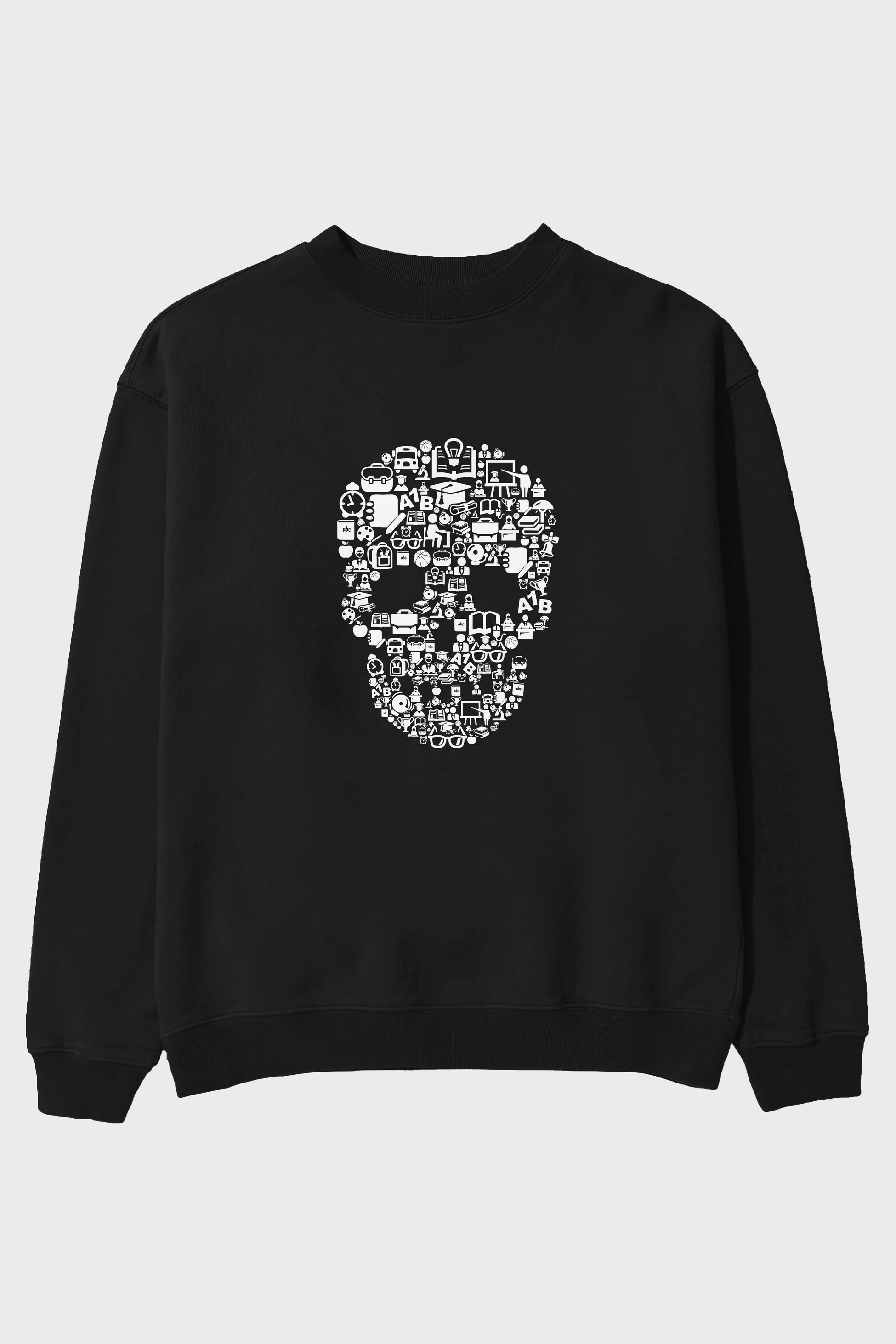 Dead  School Ön Baskılı Oversize Sweatshirt Erkek Kadın Unisex