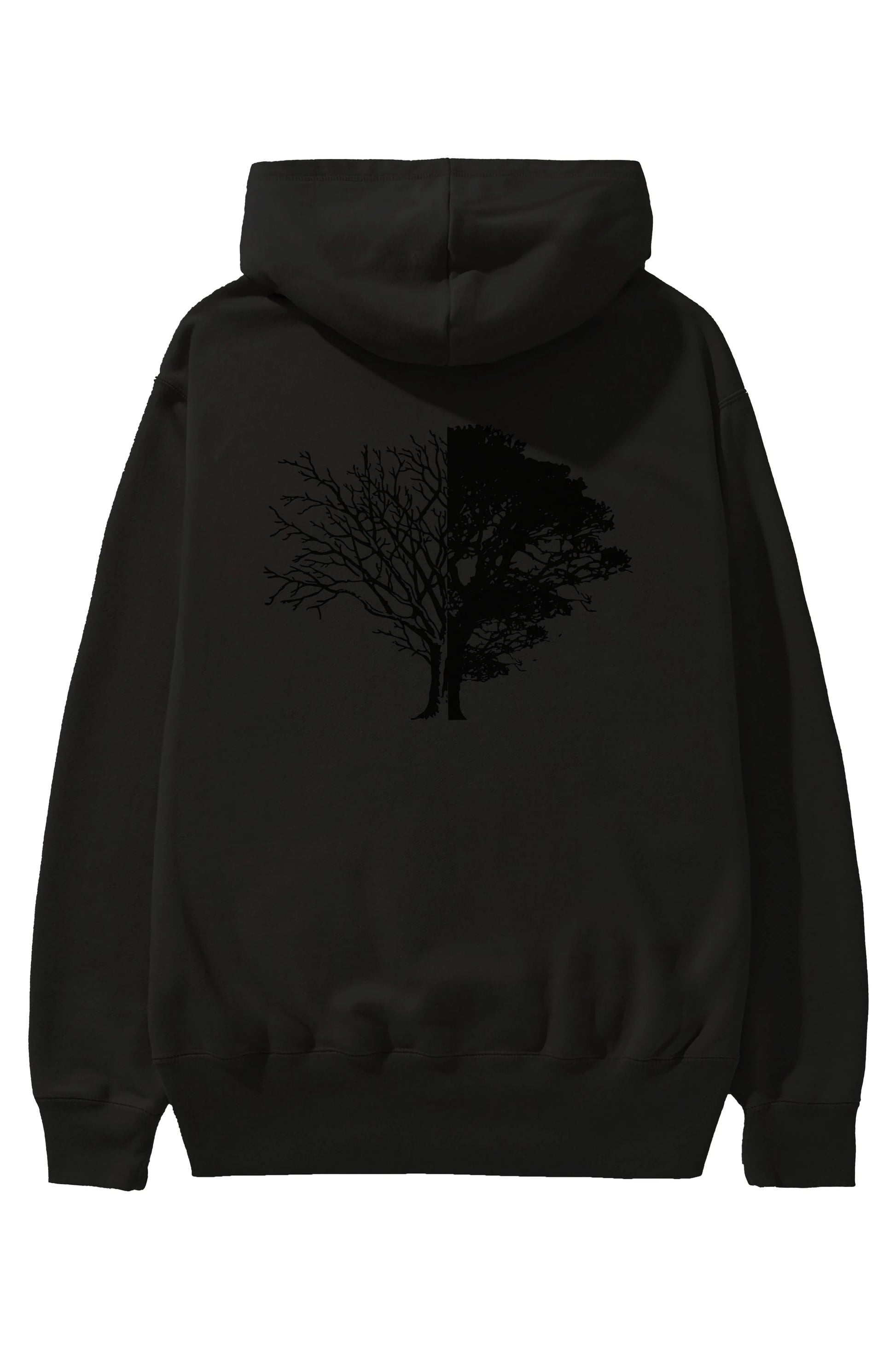 Life And Death Arka Baskılı Hoodie Oversize Kapüşonlu Sweatshirt Erkek Kadın Unisex