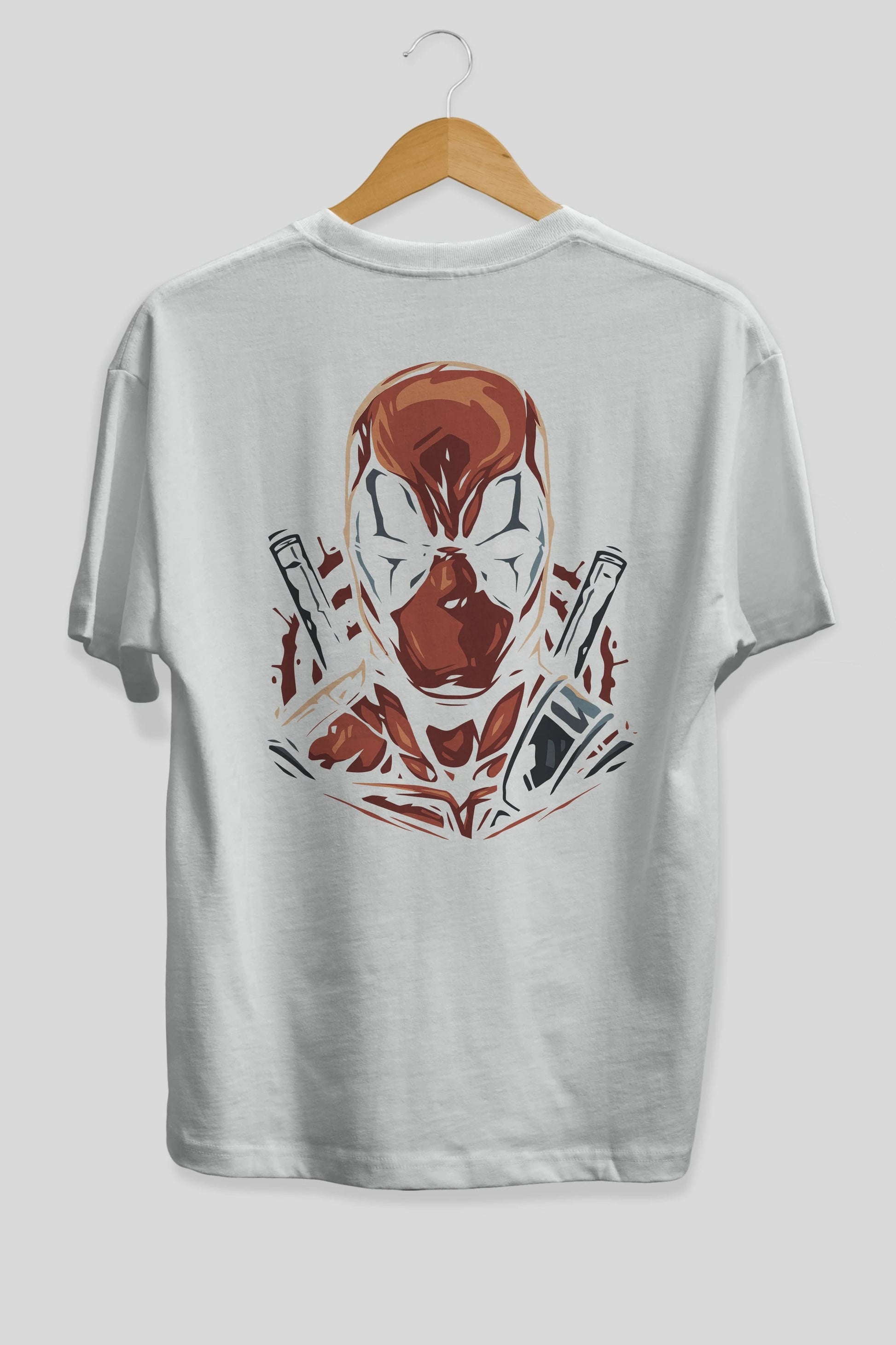 Deadpool (10) Arka Baskılı Oversize t-shirt Erkek Kadın Unisex %100 Pamuk Bisiklet Yaka tişort