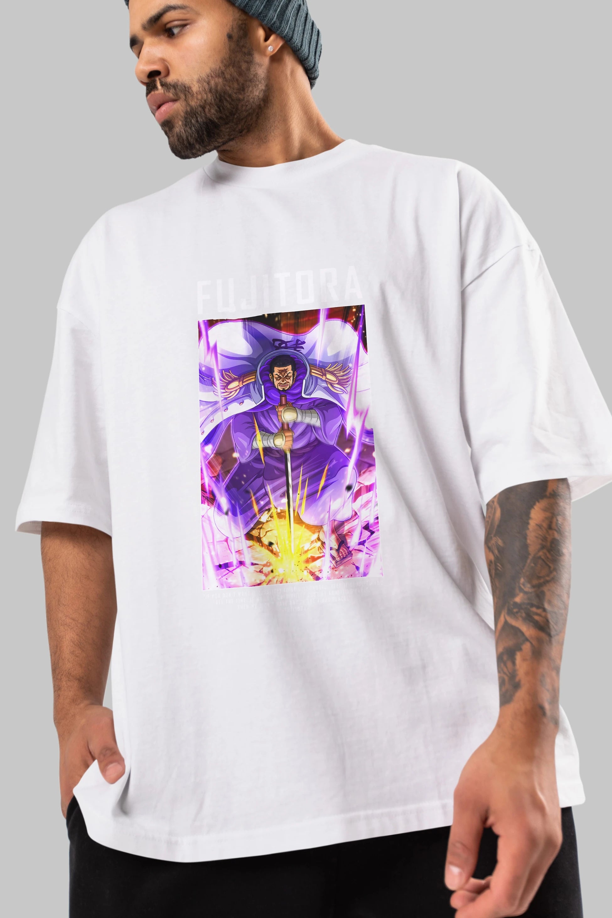 Issho Anime Ön Baskılı Oversize t-shirt Erkek Kadın Unisex
