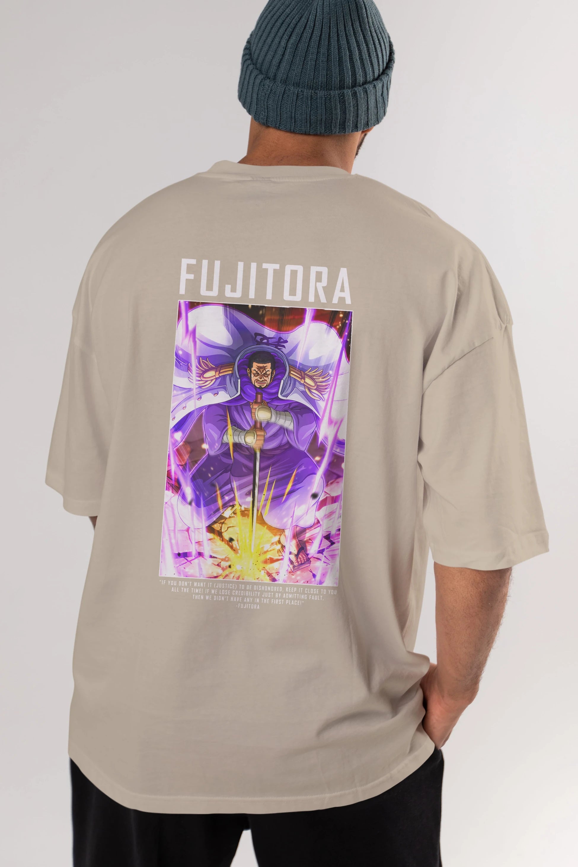 Issho Anime Arka Baskılı Oversize t-shirt Erkek Kadın Unisex %100 pamuk tişort