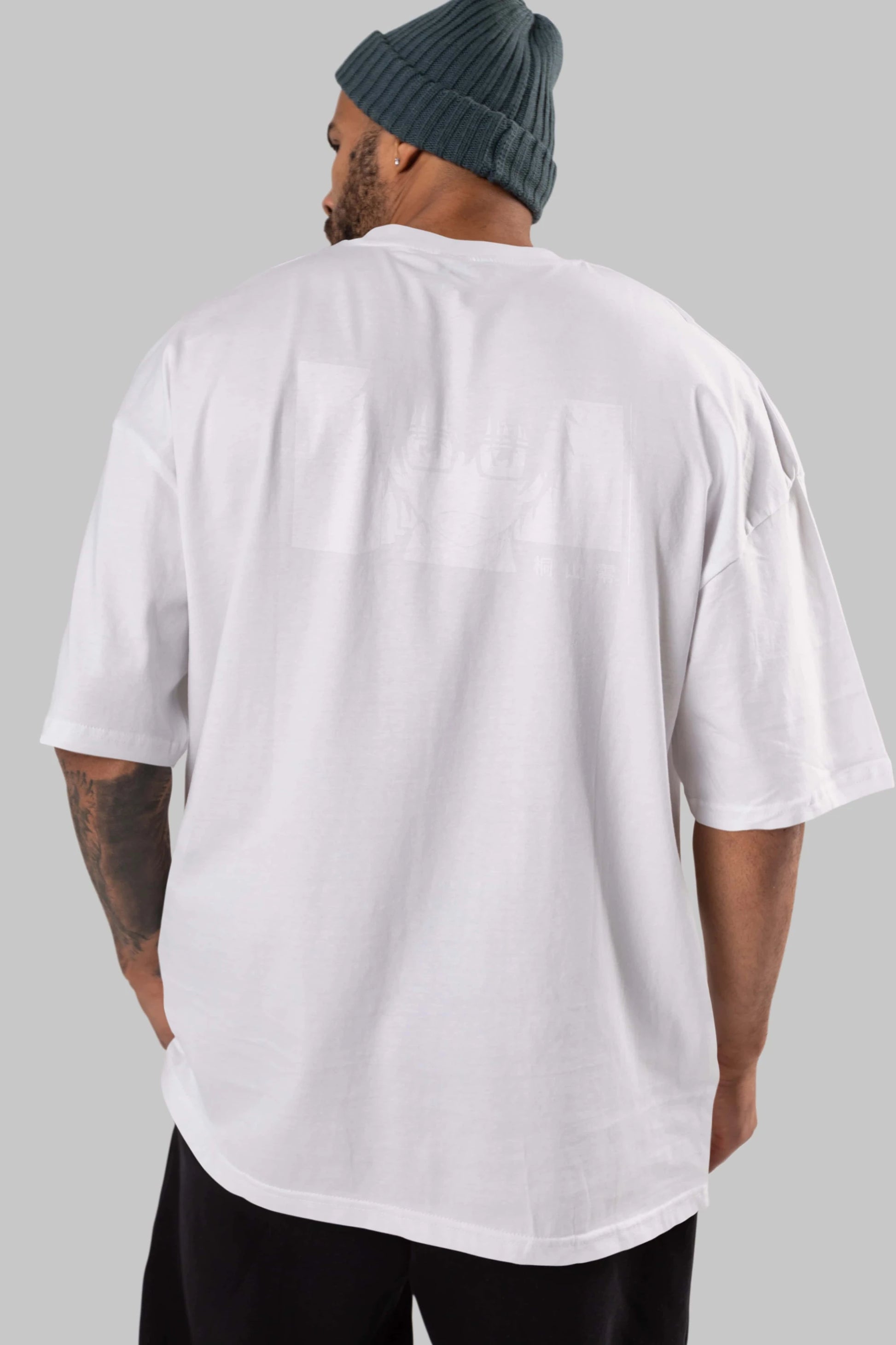 Rei Kiriyama 3 Anime Arka Baskılı Oversize t-shirt Erkek Kadın Unisex