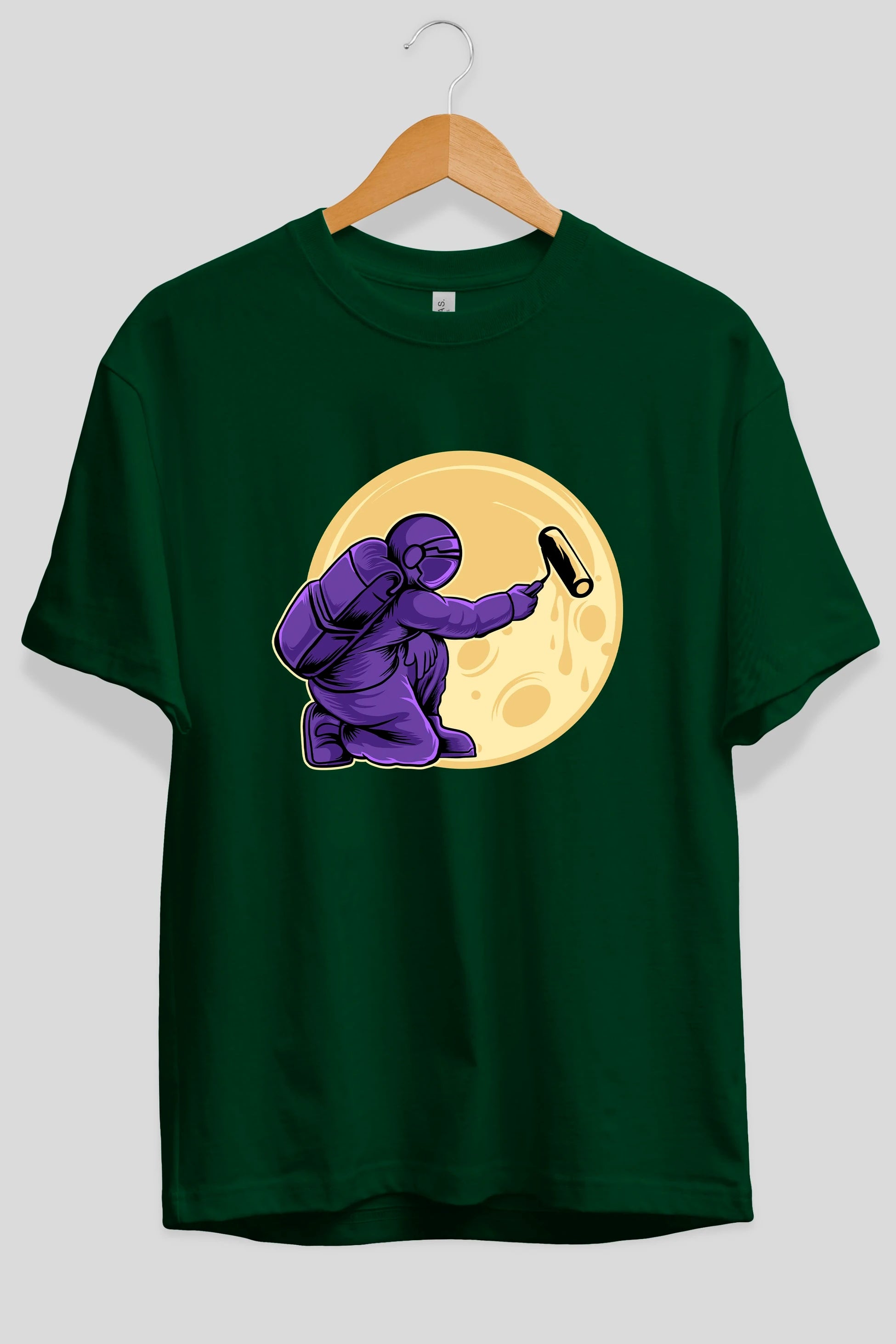 Astropaint Ön Baskılı Oversize t-shirt Erkek Kadın Unisex