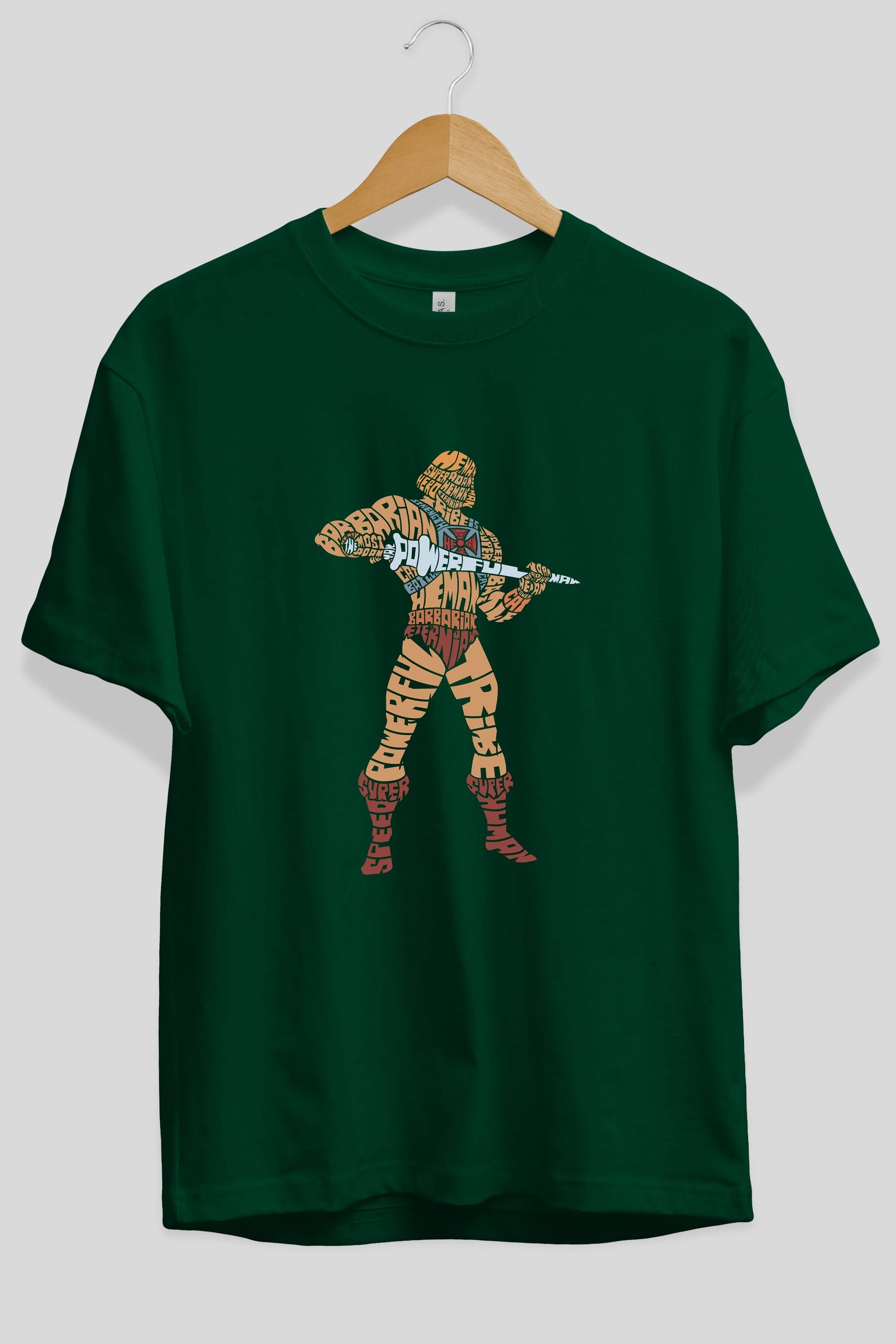 Heman Ön Baskılı Oversize t-shirt %100 pamuk Erkek Kadın Unisex