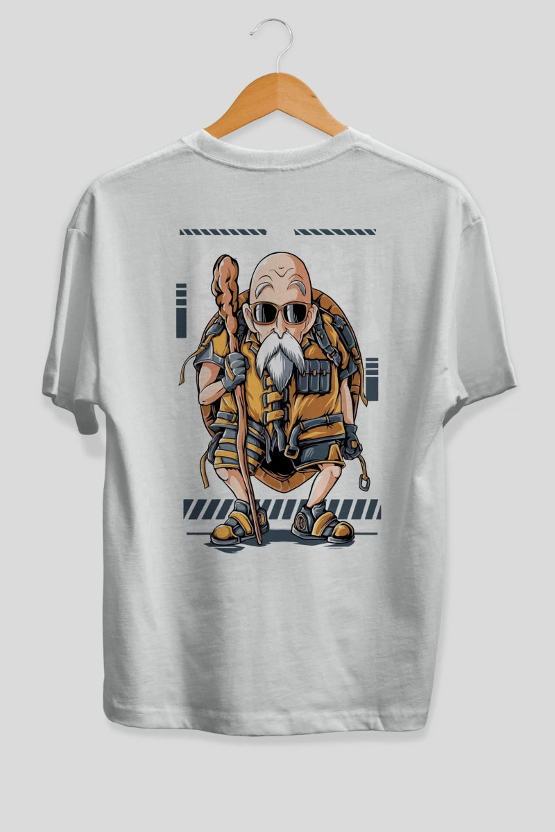roshi new Anime Arka Baskılı Oversize t-shirt Erkek Kadın Unisex - Cilexi