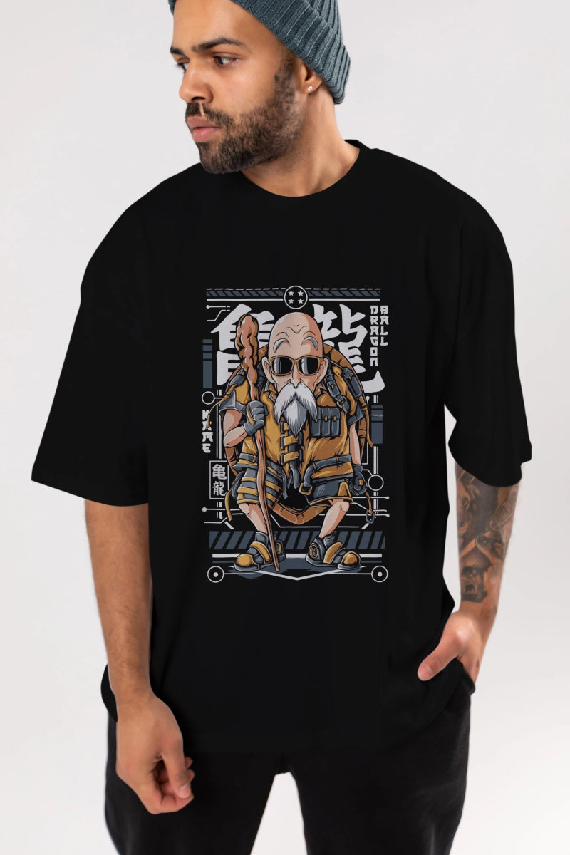 roshi new Anime Ön Baskılı Oversize t-shirt %100 pamuk Erkek Kadın Unisex - Cilexi