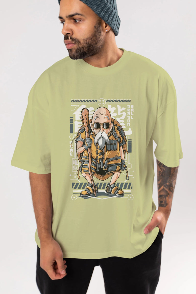 roshi new Anime Ön Baskılı Oversize t-shirt %100 pamuk Erkek Kadın Unisex - Cilexi