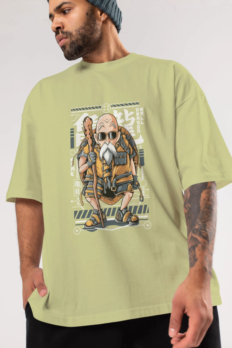 roshi new Anime Ön Baskılı Oversize t-shirt %100 pamuk Erkek Kadın Unisex - Cilexi