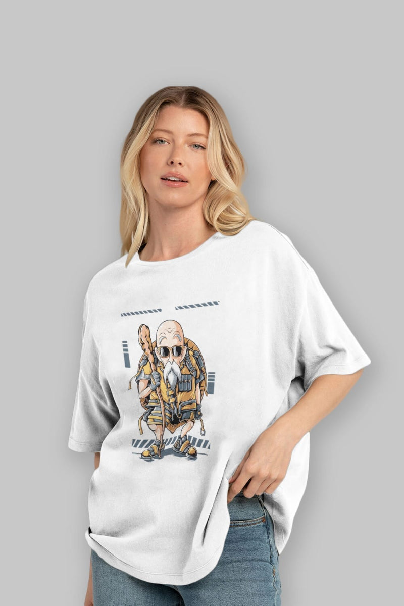 roshi new Anime Ön Baskılı Oversize t-shirt %100 pamuk Erkek Kadın Unisex - Cilexi