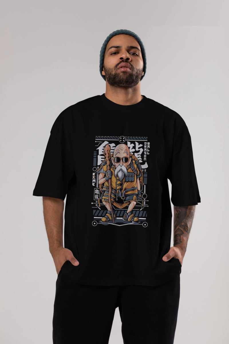 roshi new Anime Ön Baskılı Oversize t-shirt %100 pamuk Erkek Kadın Unisex - Cilexi