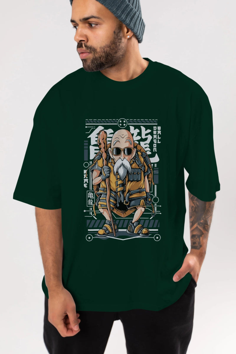 roshi new Anime Ön Baskılı Oversize t-shirt %100 pamuk Erkek Kadın Unisex - Cilexi