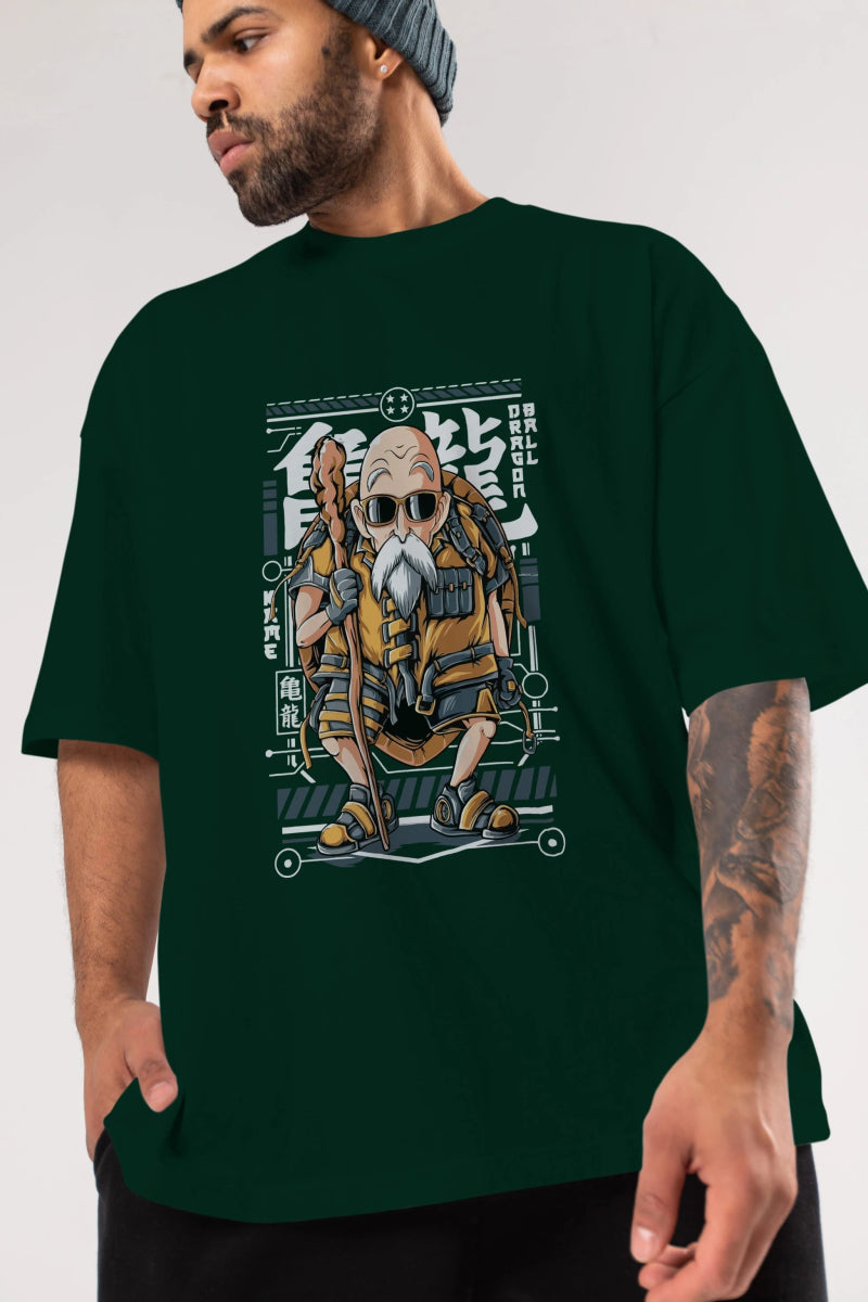 roshi new Anime Ön Baskılı Oversize t-shirt %100 pamuk Erkek Kadın Unisex - Cilexi