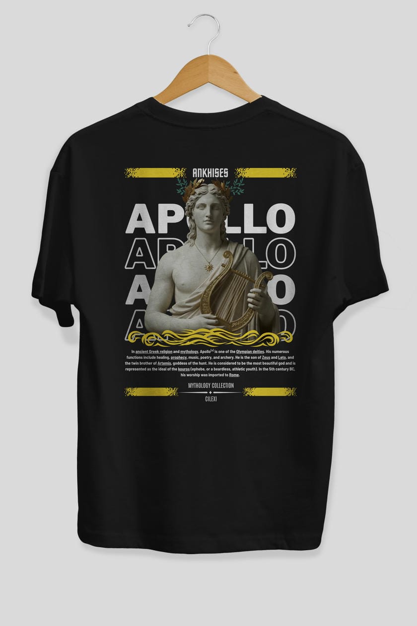 Apollo 1 Arka Baskılı Oversize t-shirt Erkek Kadın %100 Pamuk Bisiklet Yaka tişort