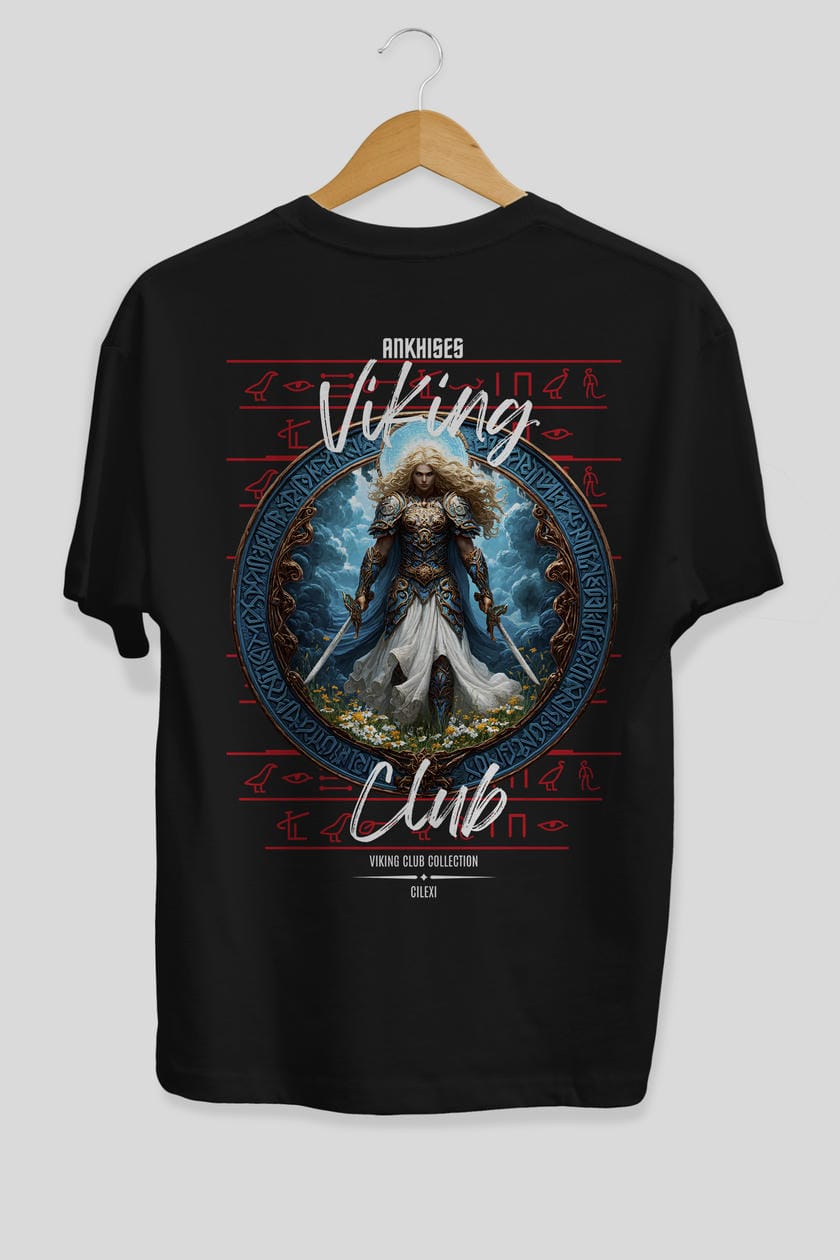 Baldur Baskılı Oversize t-shirt Erkek Kadın %100 Pamuk Bisiklet Yaka tişort