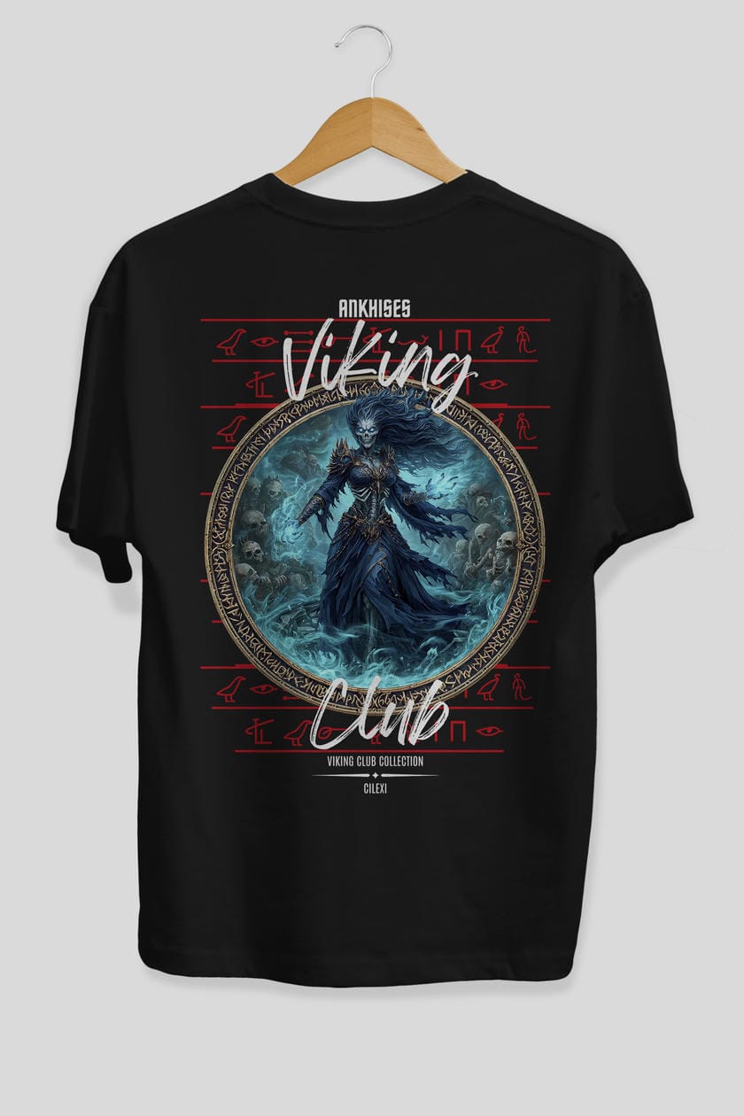 Hel Baskılı Oversize t-shirt Erkek Kadın %100 Pamuk Bisiklet Yaka tişort