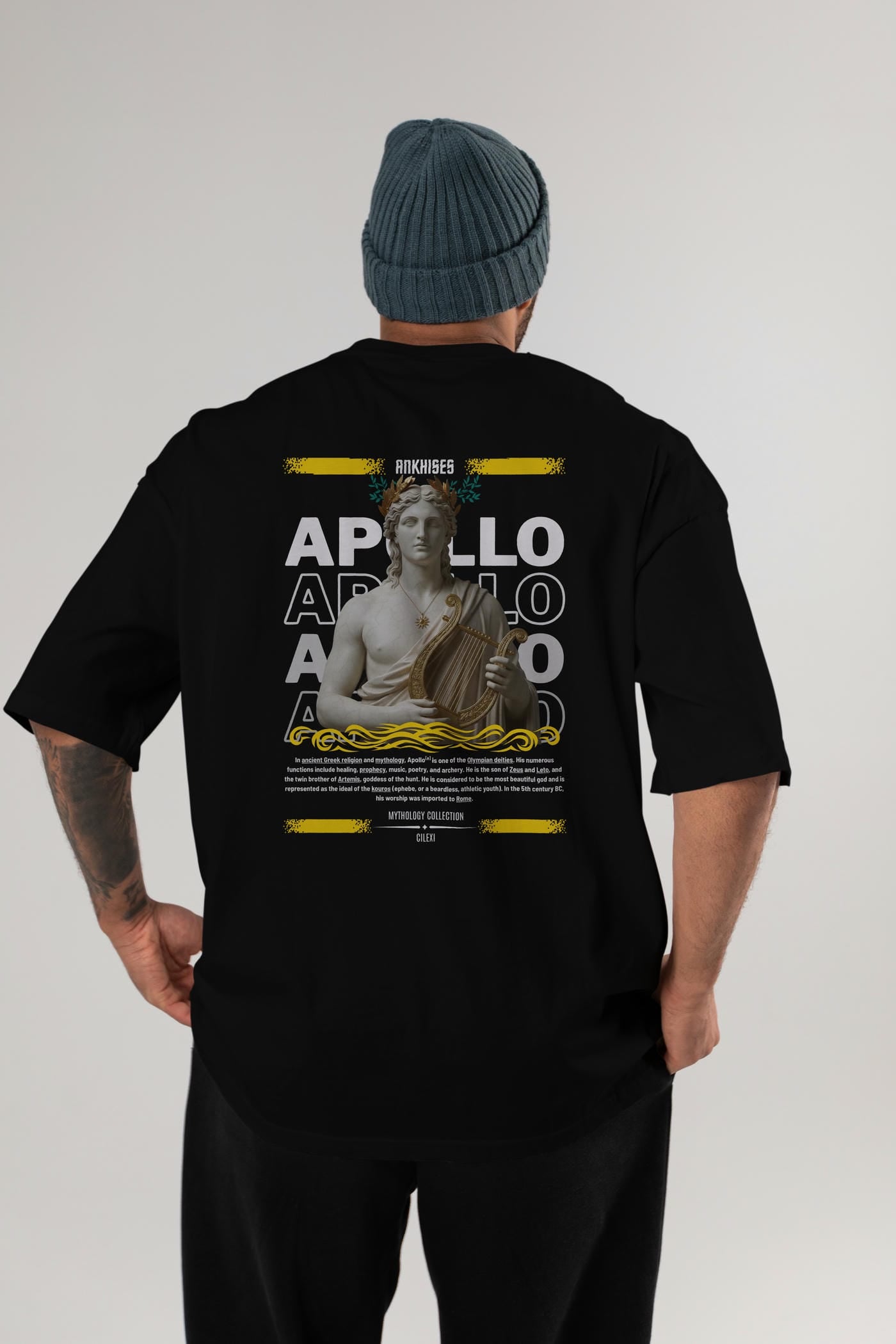 Apollo 1 Arka Baskılı Oversize t-shirt Erkek Kadın %100 Pamuk Bisiklet Yaka tişort
