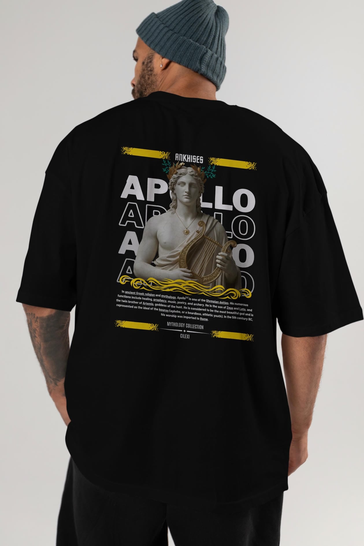 Apollo 1 Arka Baskılı Oversize t-shirt Erkek Kadın %100 Pamuk Bisiklet Yaka tişort