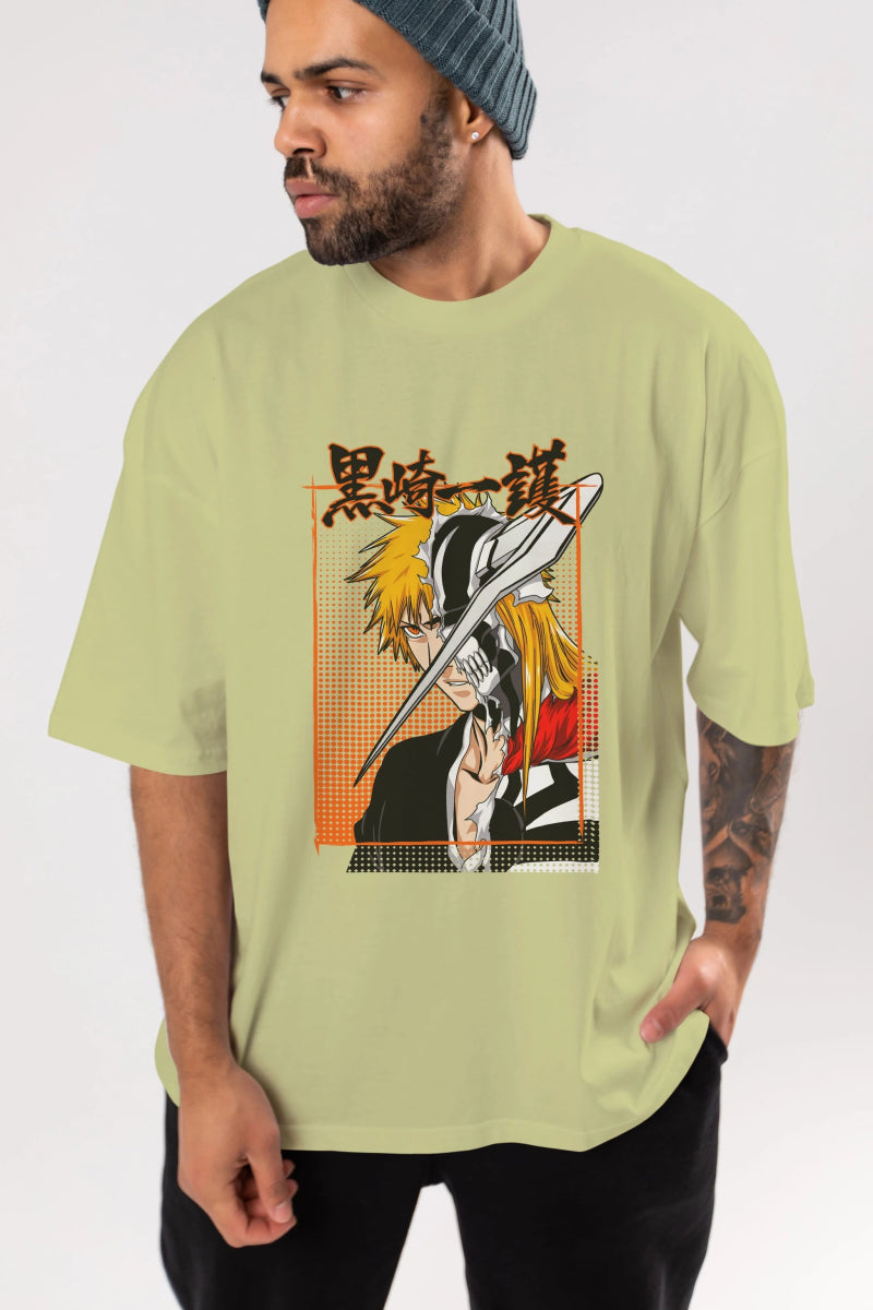thelust Anime Ön Baskılı Oversize t-shirt %100 pamuk Erkek Kadın Unisex - Cilexi