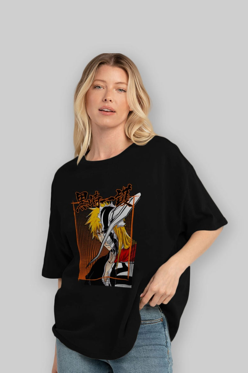 thelust Anime Ön Baskılı Oversize t-shirt %100 pamuk Erkek Kadın Unisex - Cilexi