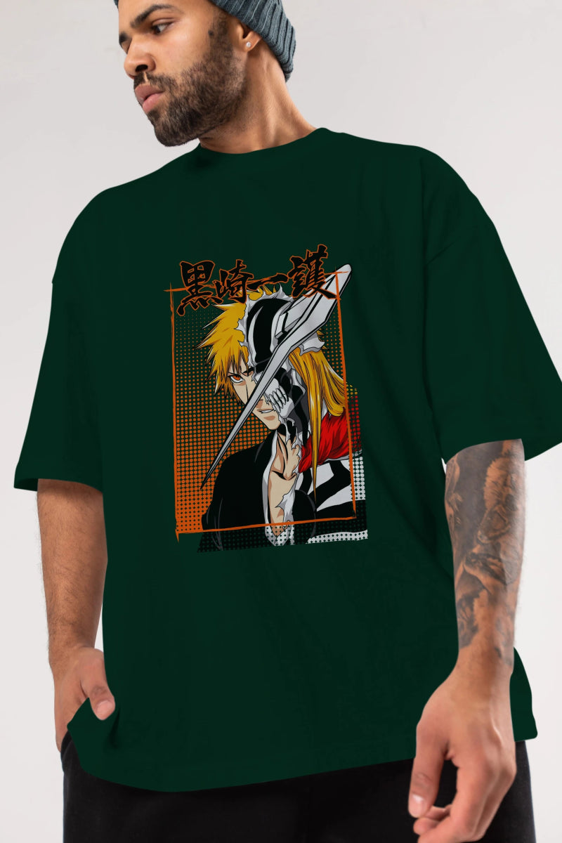 thelust Anime Ön Baskılı Oversize t-shirt %100 pamuk Erkek Kadın Unisex - Cilexi