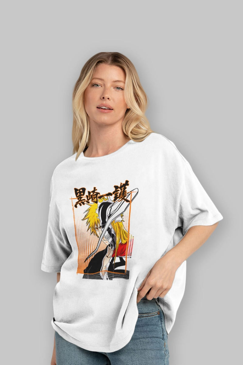 thelust Anime Ön Baskılı Oversize t-shirt %100 pamuk Erkek Kadın Unisex - Cilexi