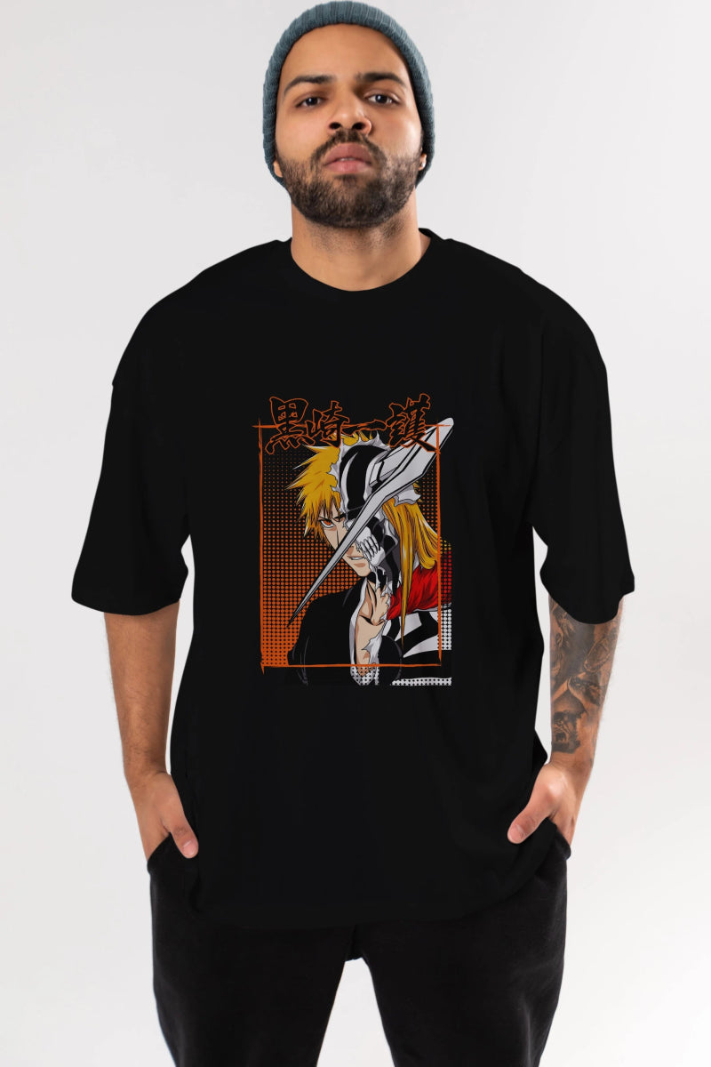 thelust Anime Ön Baskılı Oversize t-shirt %100 pamuk Erkek Kadın Unisex - Cilexi