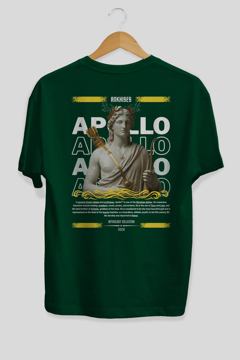 Apollo 2 Arka Baskılı Oversize t-shirt Erkek Kadın %100 Pamuk Bisiklet Yaka tişort