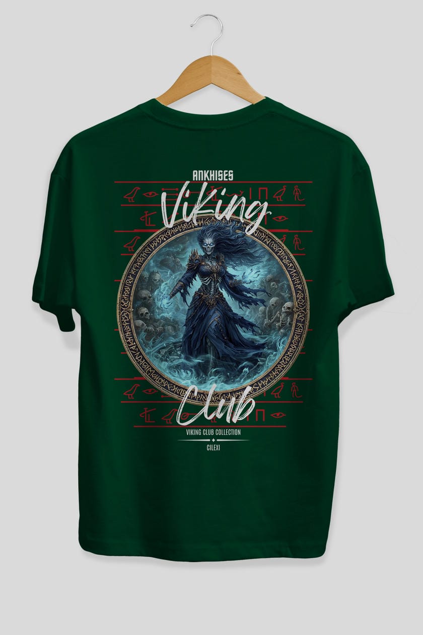 Hel Baskılı Oversize t-shirt Erkek Kadın %100 Pamuk Bisiklet Yaka tişort