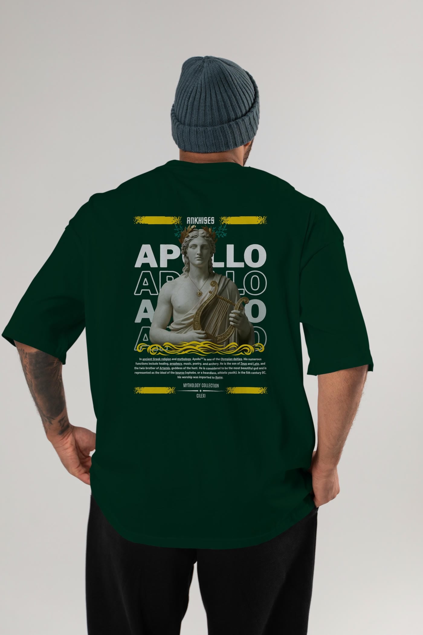 Apollo 1 Arka Baskılı Oversize t-shirt Erkek Kadın %100 Pamuk Bisiklet Yaka tişort