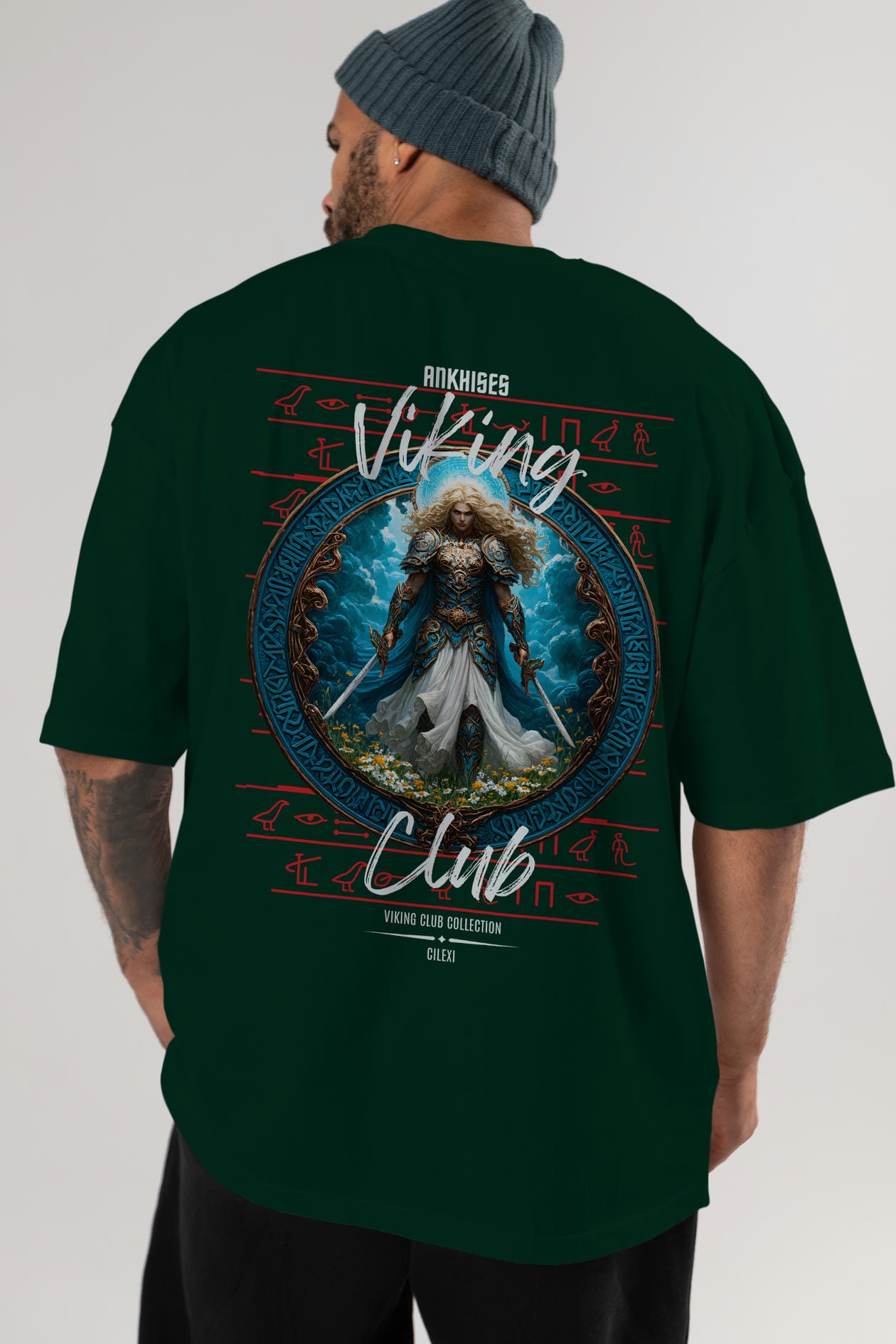 Baldur Baskılı Oversize t-shirt Erkek Kadın %100 Pamuk Bisiklet Yaka tişort